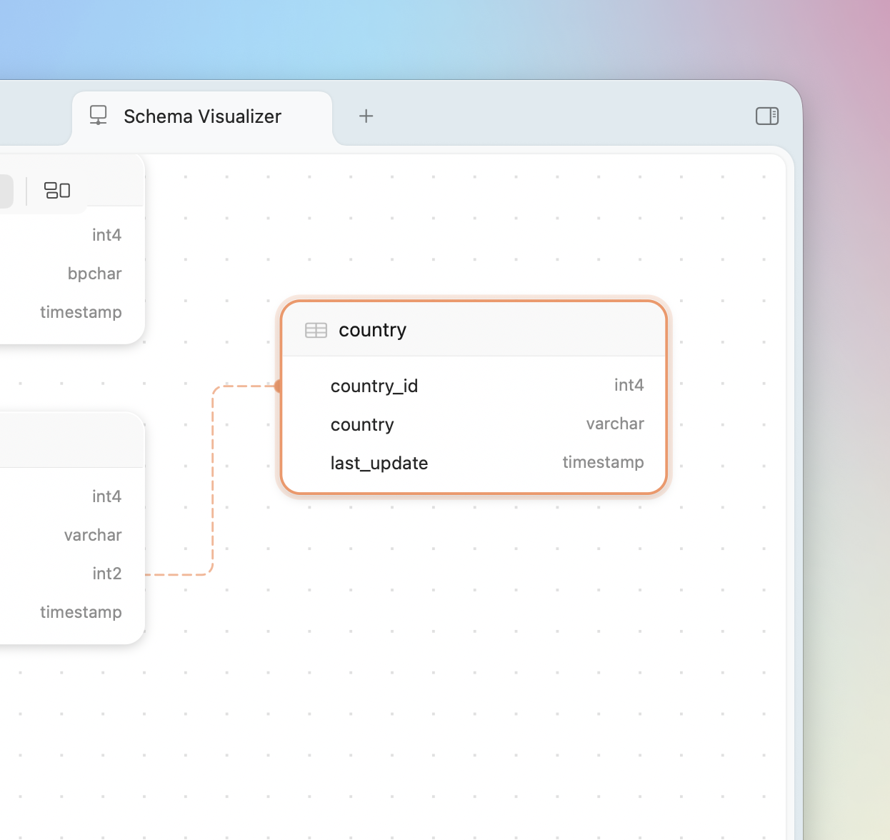 Schema visualizer